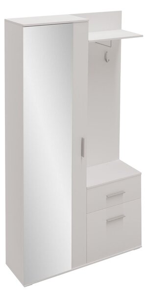 Mobilier hol Cless (Alb alpin) (cu oglindă). 1104705