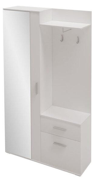 Mobilier hol Cless (Alb alpin) (cu oglindă). 1104705