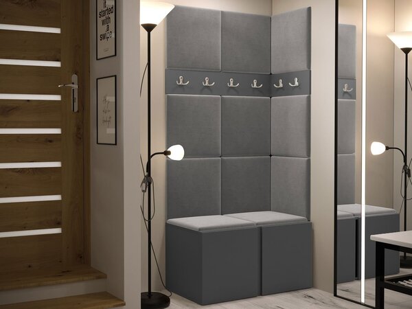 Mobilier hol Tovenaz I (grafit + Gri) . 1104745