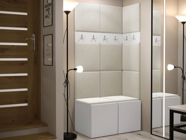 Mobilier hol Tovenaz I (Alb + Bej) . 1104761