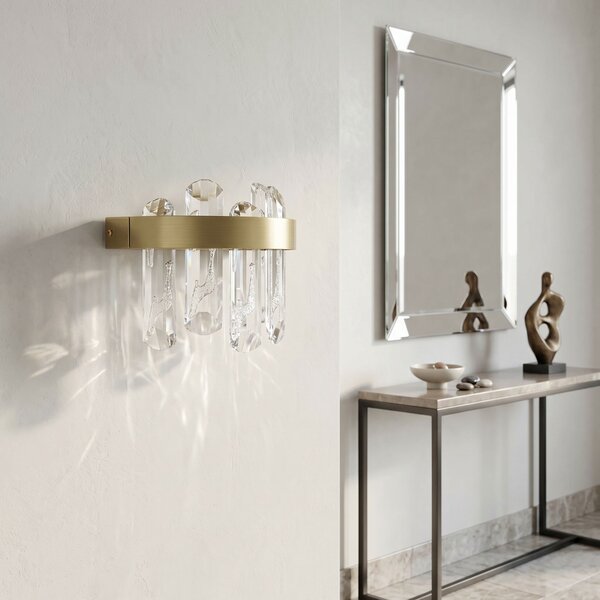 Aplă de perete LED SWE075-W Brushed Gold
