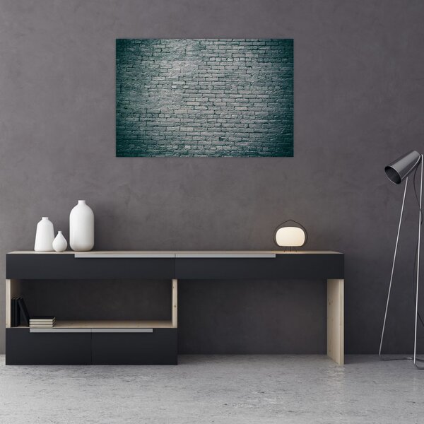 Tabloul cu perete din cărămidă (90x60 cm)