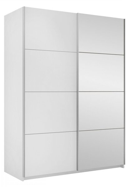 Dulap de haine cu uși culisante Artaman 150 (Alb) (cu oglindă). 1105684