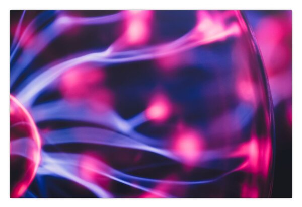 Tablou abstract mov (90x60 cm)