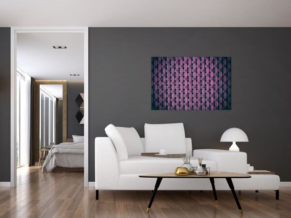 Tabloul textura în mov (90x60 cm)