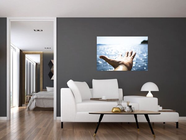 Tabloul cu palma deschisă (90x60 cm)