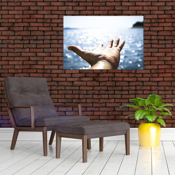 Tabloul cu palma deschisă (90x60 cm)