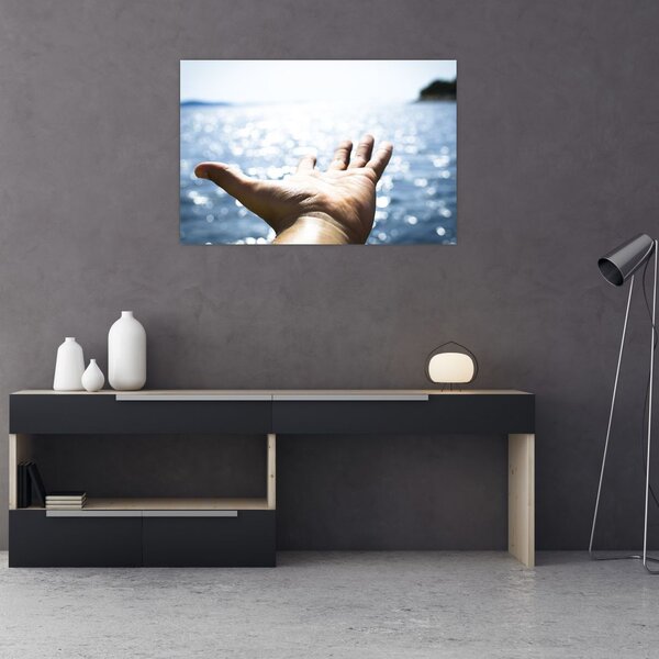 Tabloul cu palma deschisă (90x60 cm)