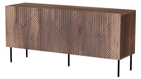 Dulap Azanat 150 3D (Nuc warmia + Negru) . 1105914
