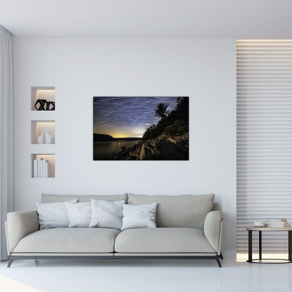Tablou - cerul cu apus de soare (90x60 cm)