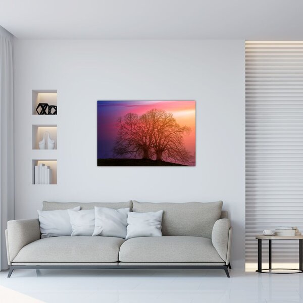 Tabloul pomilor în ceață (90x60 cm)