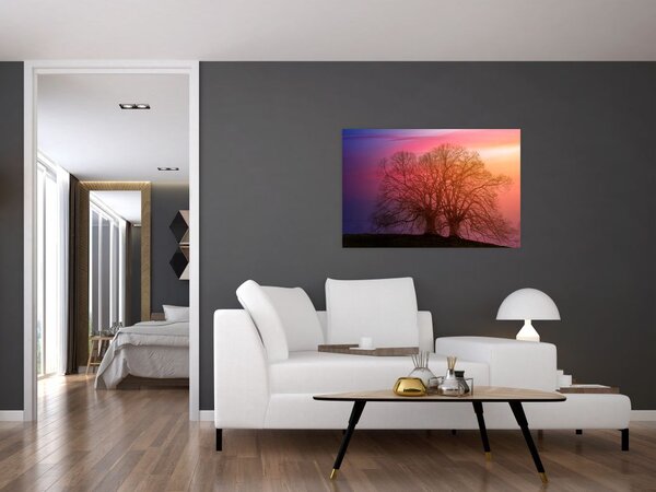 Tabloul pomilor în ceață (90x60 cm)