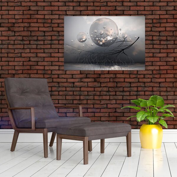 Tabloul bilelor abstracte (90x60 cm)