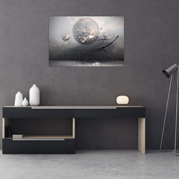 Tabloul bilelor abstracte (90x60 cm)
