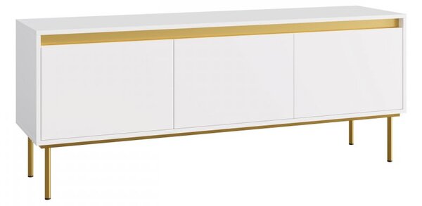 Dulap TV Gelean 3D (Alb + auriu) . 1106216
