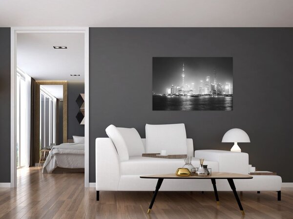 Tablou cu zgârăie nori moderene (90x60 cm)