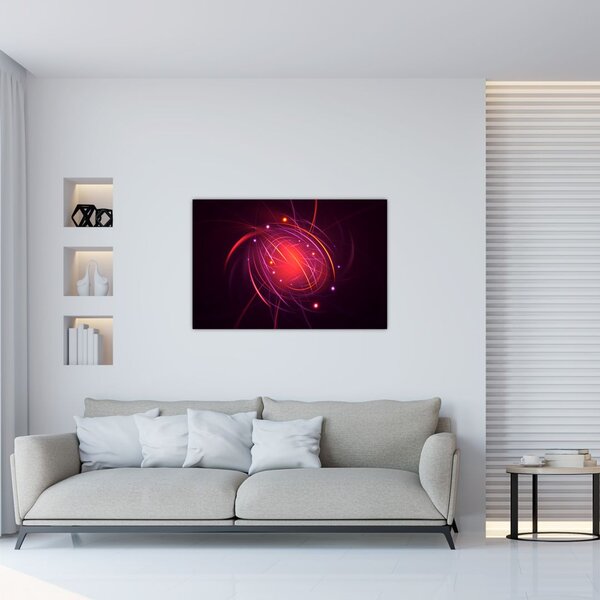 Tabloul modern cu abstacțiune (90x60 cm)