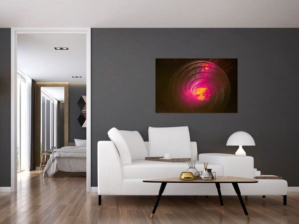 Tablou - abstacție cu spirala (90x60 cm)