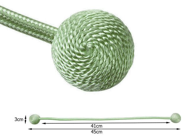 Set 2 cleme magnetice pentru draperii UMBRA, verde
