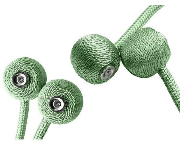 Set 2 cleme magnetice pentru draperii UMBRA, verde
