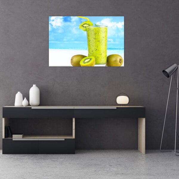 Tablou - smoothie kiwi (90x60 cm)