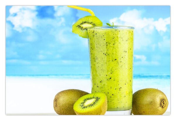 Tablou - smoothie kiwi (90x60 cm)