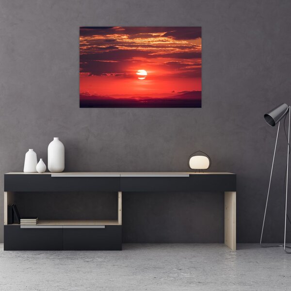 Tablou cu soarele colorat (90x60 cm)