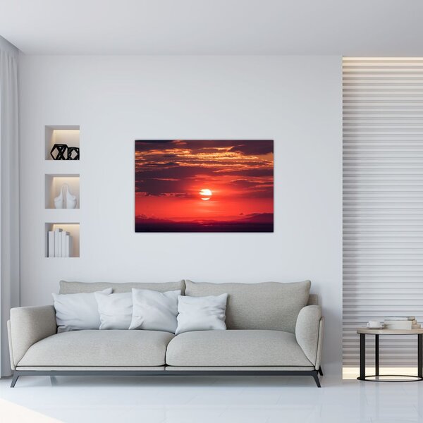 Tablou cu soarele colorat (90x60 cm)
