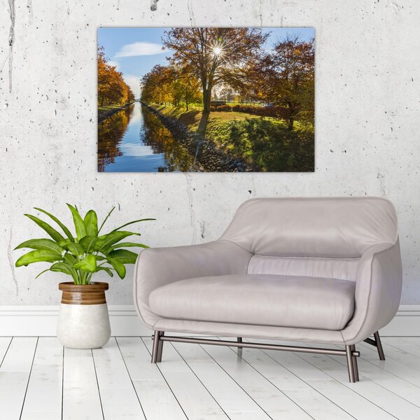 Tablou cu canal de apă (90x60 cm)