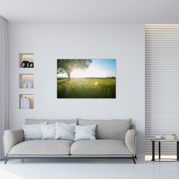 Tablou cu lunca în vară (90x60 cm)