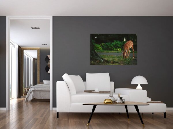 Tablou cu pui de cerb (90x60 cm)