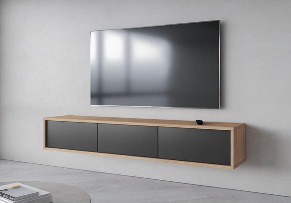 Masă TV Fiora 38 (stejar uleios + antracit). Promo -17%. 1066459