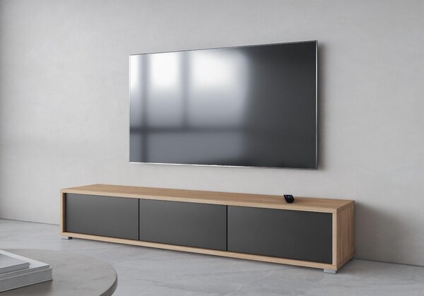 Masă TV Fiora 38 (stejar uleios + antracit). Promo -17%. 1066459