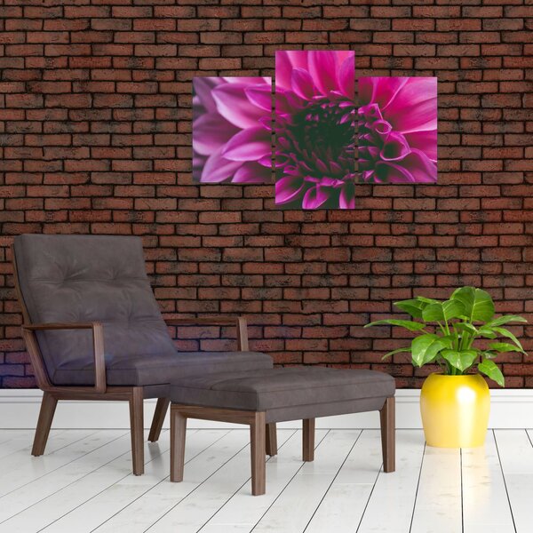 Tablou cu floarea roz (90x60 cm)