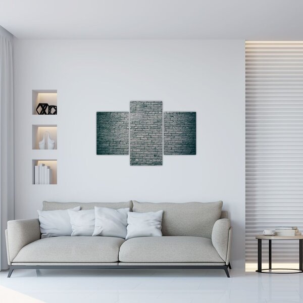Tabloul cu perete din cărămidă (90x60 cm)