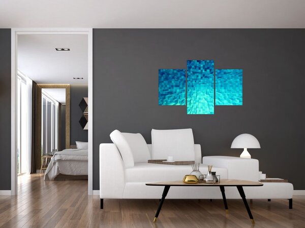Tabloul - cuburi abstracte (90x60 cm)