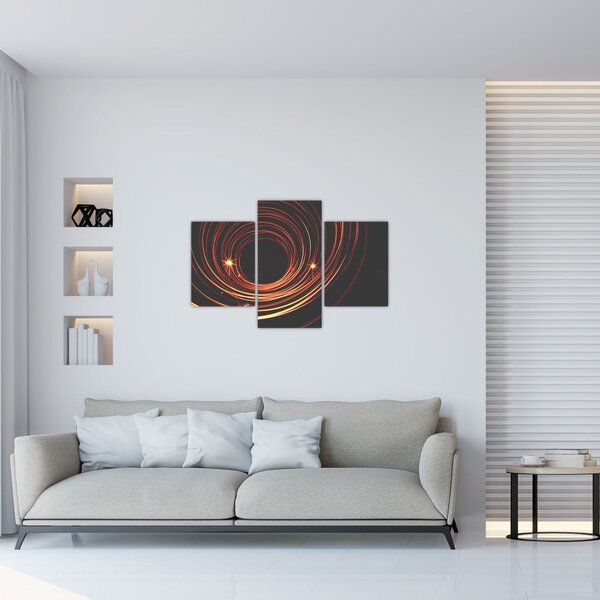 Tabloul cu linii abstracte (90x60 cm)