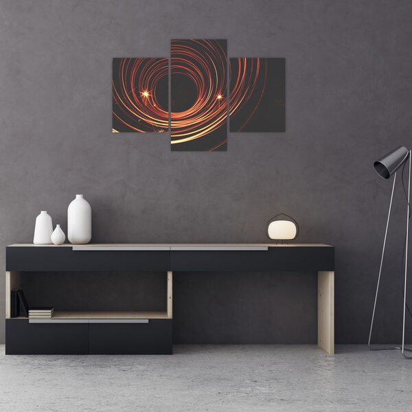 Tabloul cu linii abstracte (90x60 cm)