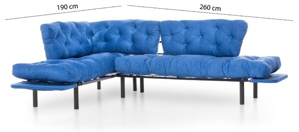 Coltar Extensibil Mocca, Interschimbabil, 100x147x60 cm