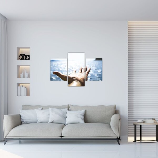 Tabloul cu palma deschisă (90x60 cm)