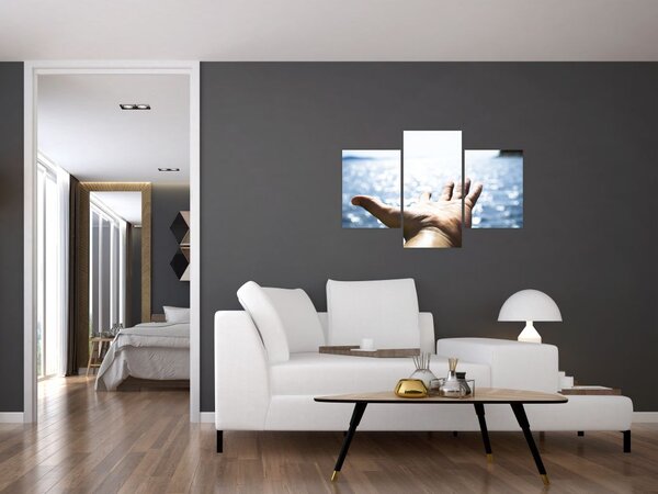 Tabloul cu palma deschisă (90x60 cm)