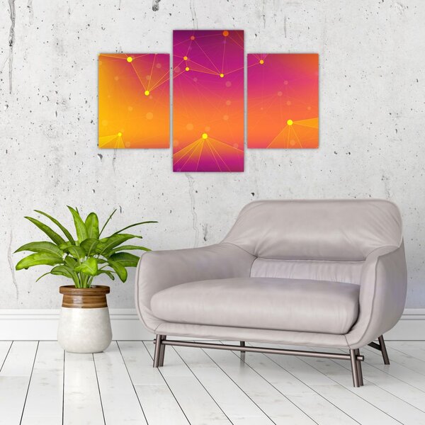 Tabloul modern colorat (90x60 cm)