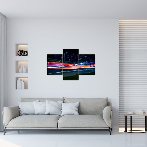 Tabloul orașului nocturn (90x60 cm)
