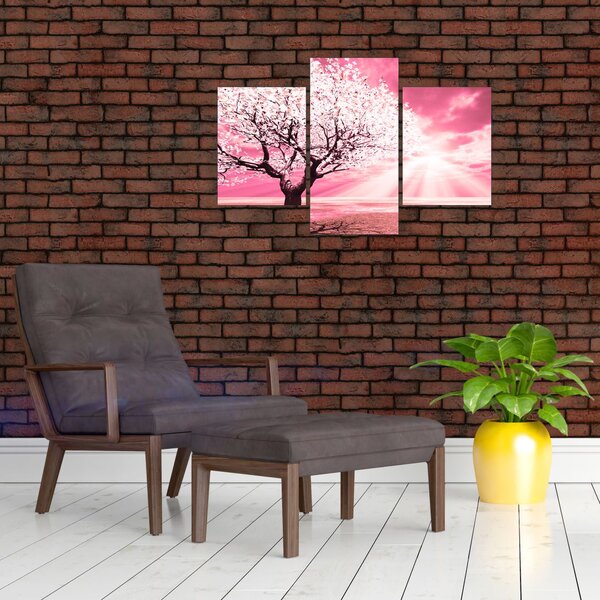 Tabloul cu pomul roz (90x60 cm)