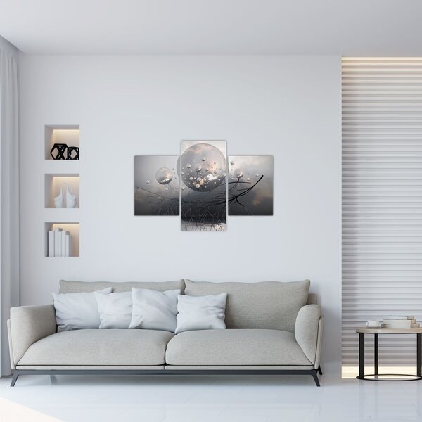 Tabloul bilelor abstracte (90x60 cm)