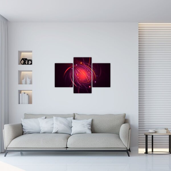 Tabloul modern cu abstacțiune (90x60 cm)