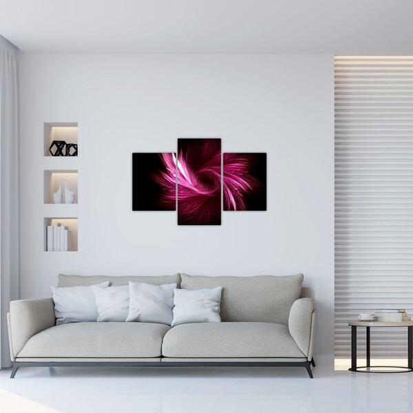 Tablou - abstracția în roz (90x60 cm)