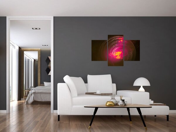 Tablou - abstacție cu spirala (90x60 cm)