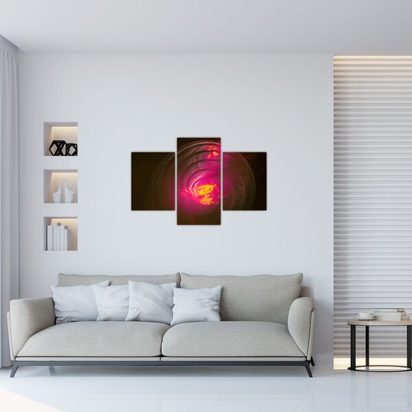 Tablou - abstacție cu spirala (90x60 cm)