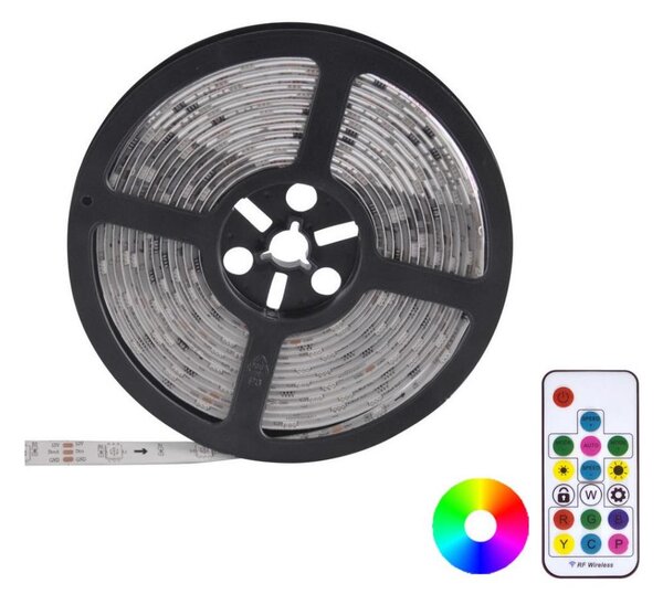 Banda LED RGB MAGIC 2 m, 12W, 230V, reglabilă + telecomandă